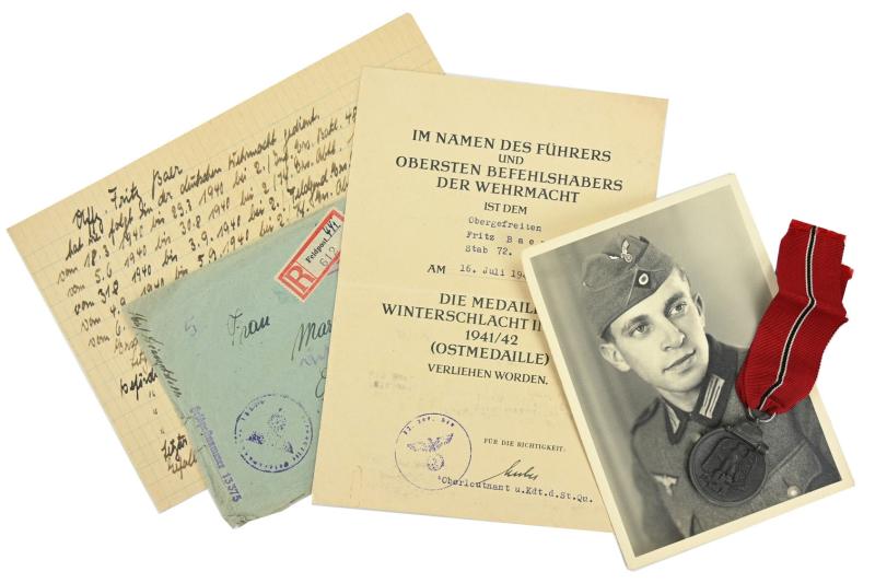 German WH Eastern Front Medal Set