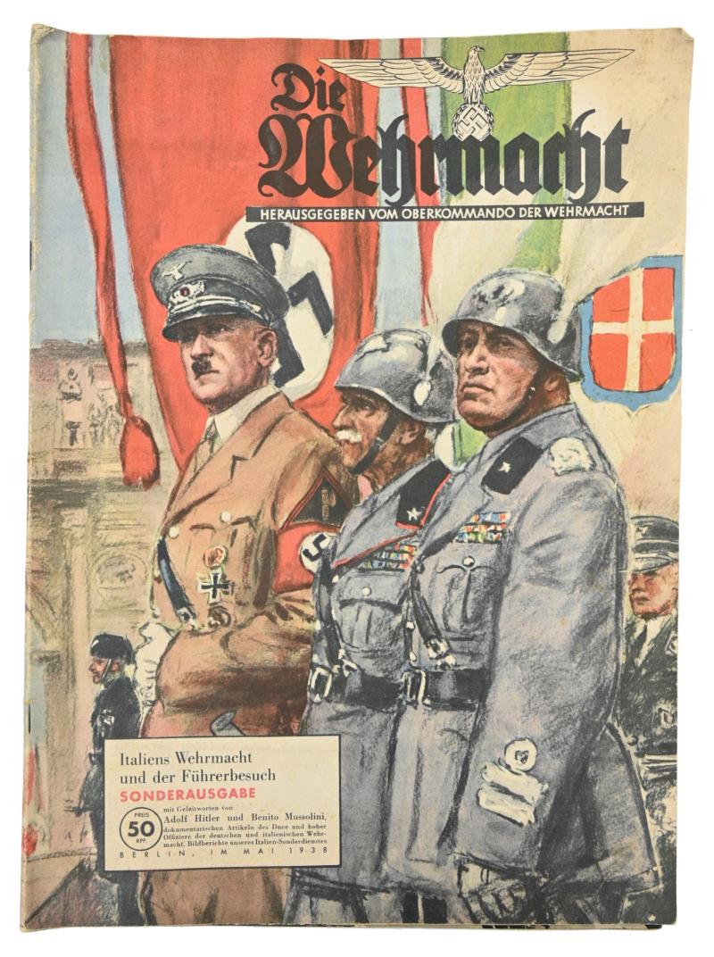German Magazine 'Die Wehrmacht' Special Edition 'Fuhrerbesuch Italien'.