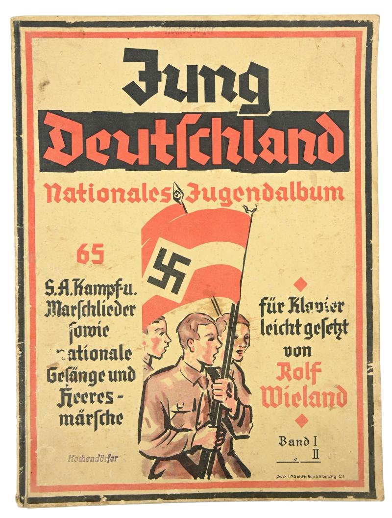 German HJ Songbook 'Jung Deutschland'