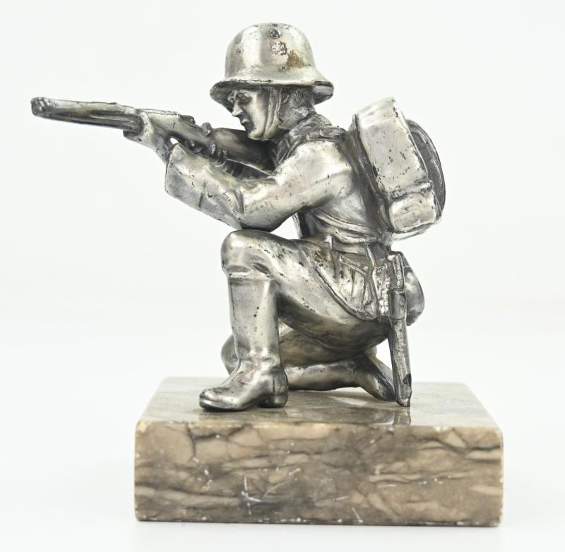 German WH Soldier Statue