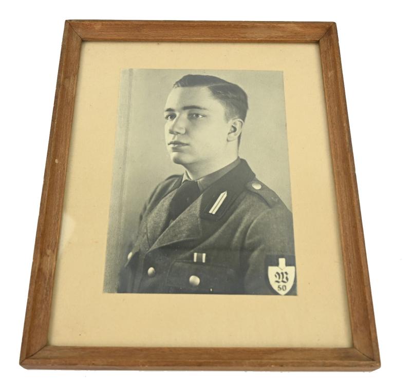 German RAD Portrait Picture in Frame