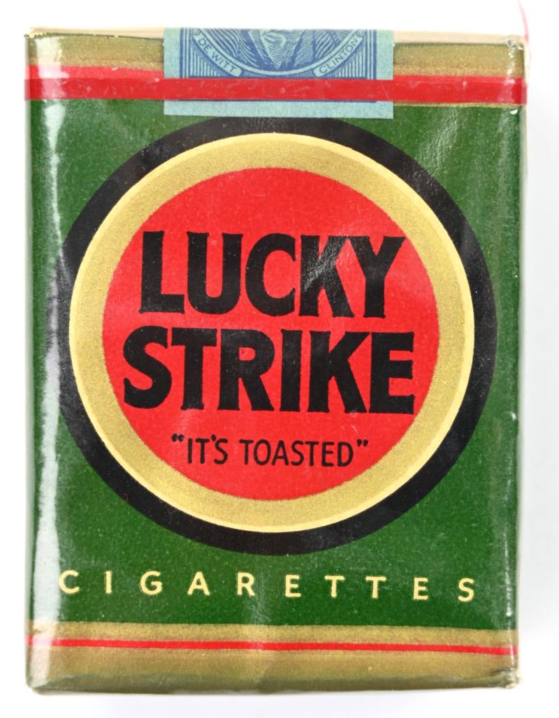 US WW2 Package of Lucky Strike Cigarets