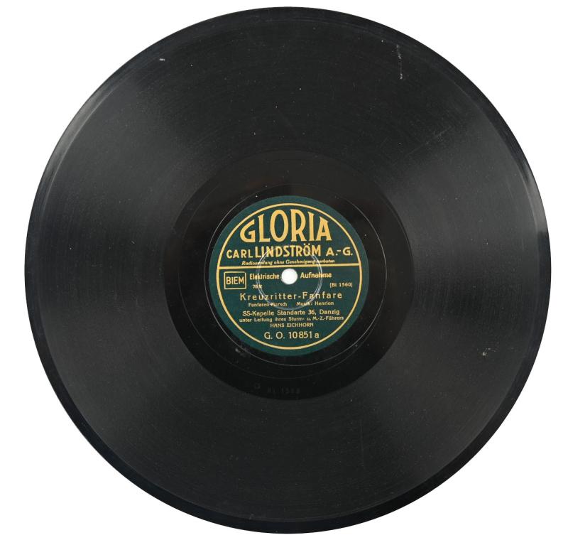 German Third Reich Era Music Record 'SS-Standarte 36'