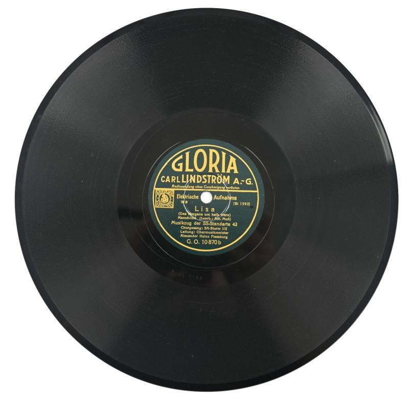 German Third Reich Era Music Record 'SS-Standarte 42'
