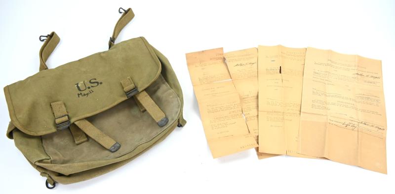 US WW2 M-1936 Musset Bag 'Arthur H. Magill'