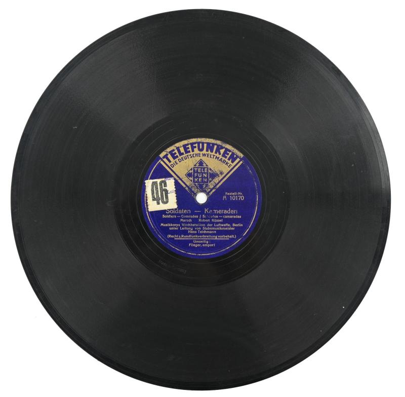 German Third Reich Era Music Record 'Wachbattalion der Luftwaffe'