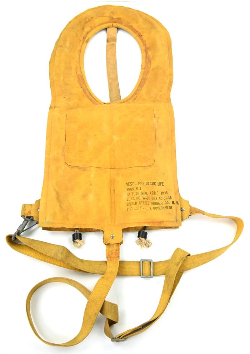 US WW2 Mae West Life Preserver Vest AN 6519-1