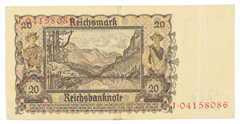 German Third Reich period Banknote