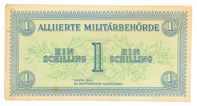Allied WW2 Invasion Banknote 'Austria'