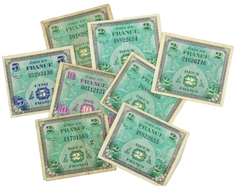 Allied WW2 France Military Occupation Currency