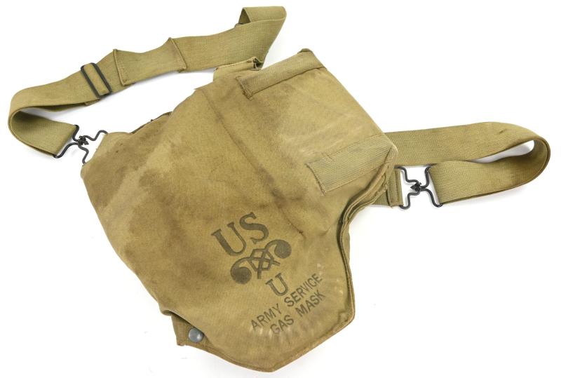 US Army M1VA1 Service Gas Mask with bag