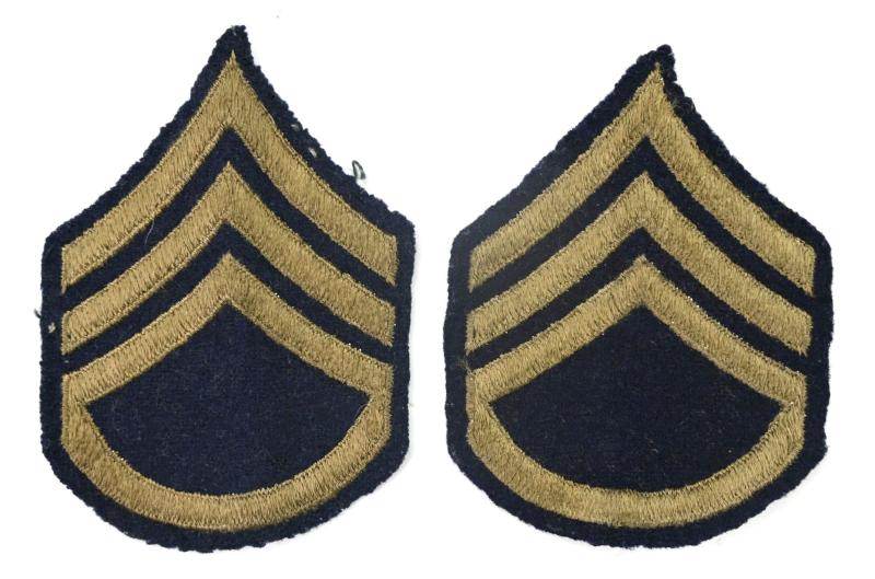 US WW2 Sergeant Chevron Set