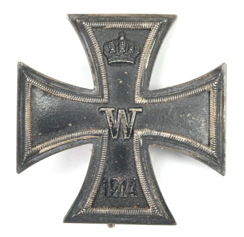 German WW1 Iron Cross 1st Class 'Godet 800'