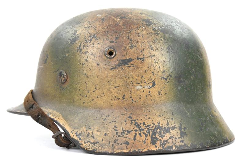 German LW M40 SD Normandy Camo Helmet