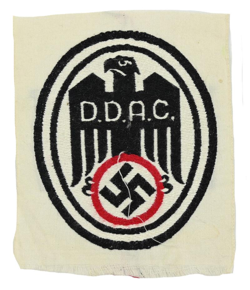German Automobile Club DDAC Cloth Member Badge
