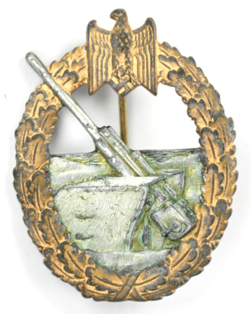 German KM Coastal Artillery War Badge