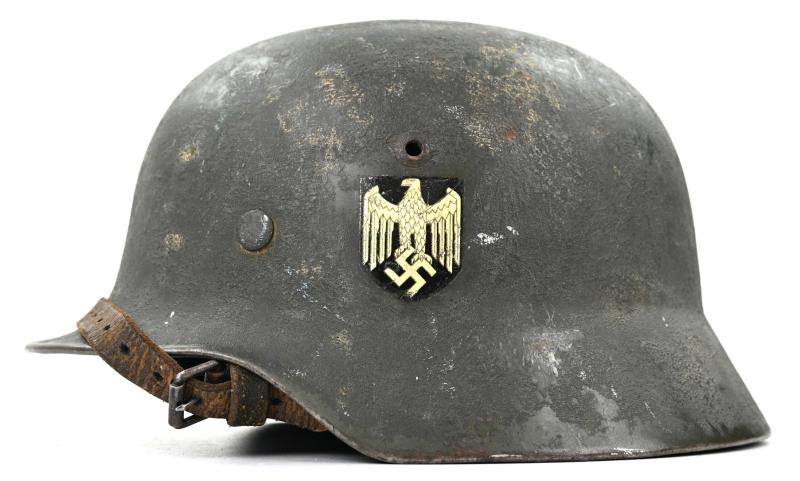 German WH M35 Re-issue Camo Combat Helmet