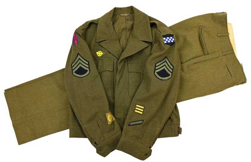 US WW2 30th/99th Infantry Division Uniform