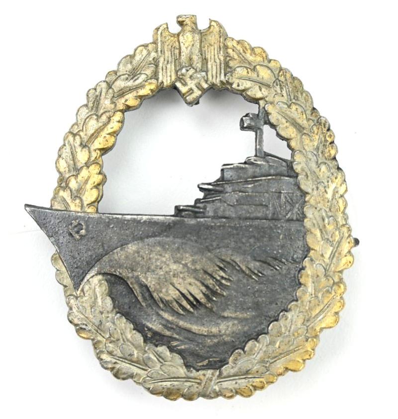 German KM Destroyer War Badge