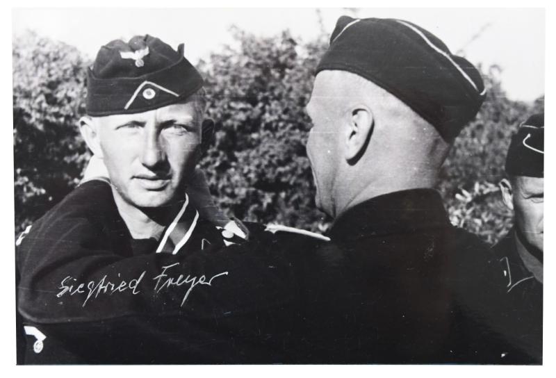 Signature of Wehrmacht Heer KC Recipient 'Siegfried Freyer'