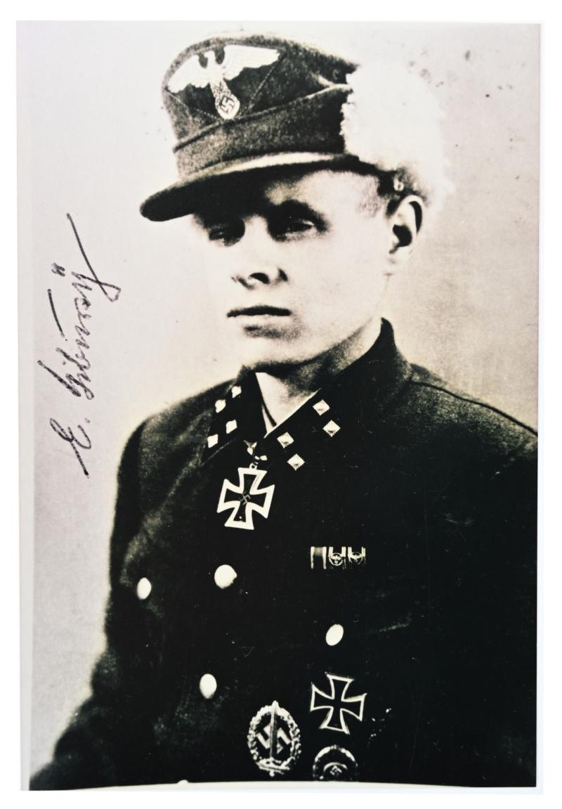 Signature of Volkssturm KC-Recipient 'Ernst Tiburzy'