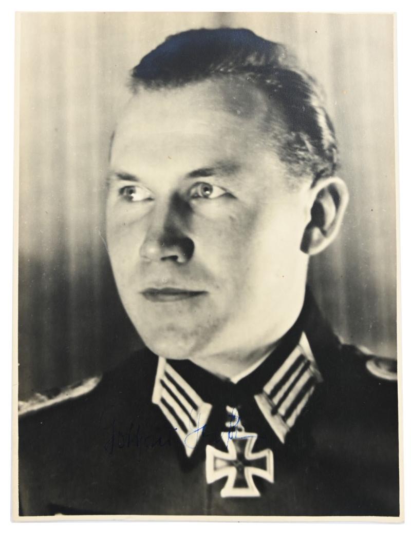 Signature of Wehrmacht Heer KC Recipient 'Gottfried Geissler'