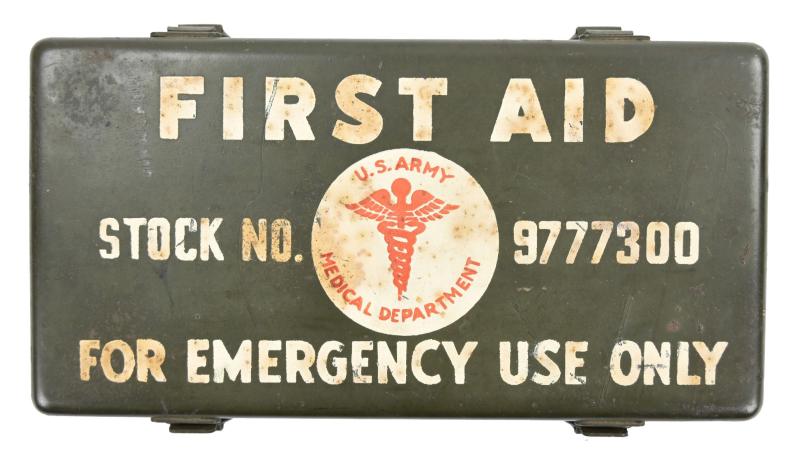 US WW2 Vehicle First Aid Box