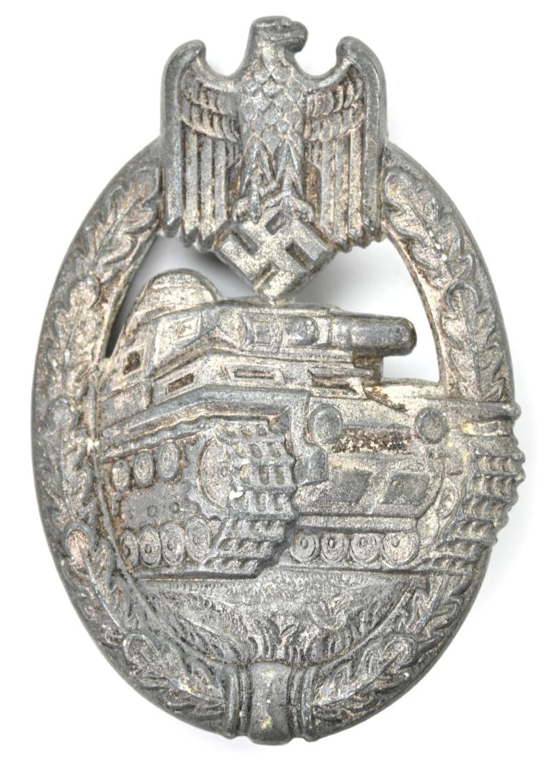 German Panzer Assault Badge in Silver