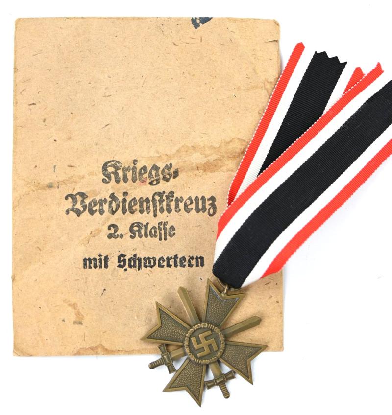 German War Merit Cross 2nd Class with Swords in Pouch