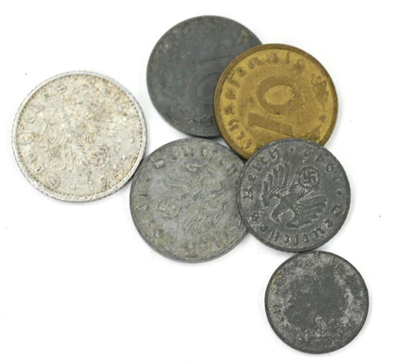 German Third Reich Era Coins Set