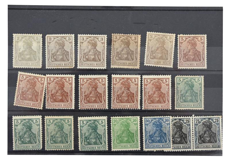 German Third Reich Stamp Set