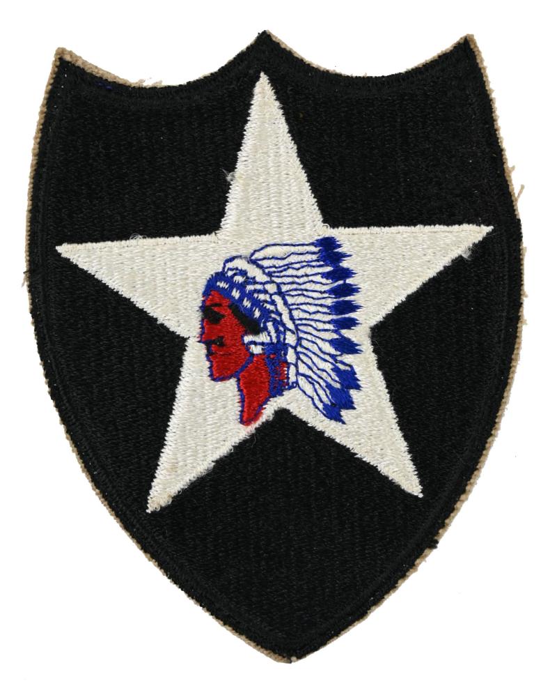 US WW2 2nd Infantry Division 'Indian Head' SSI Patch