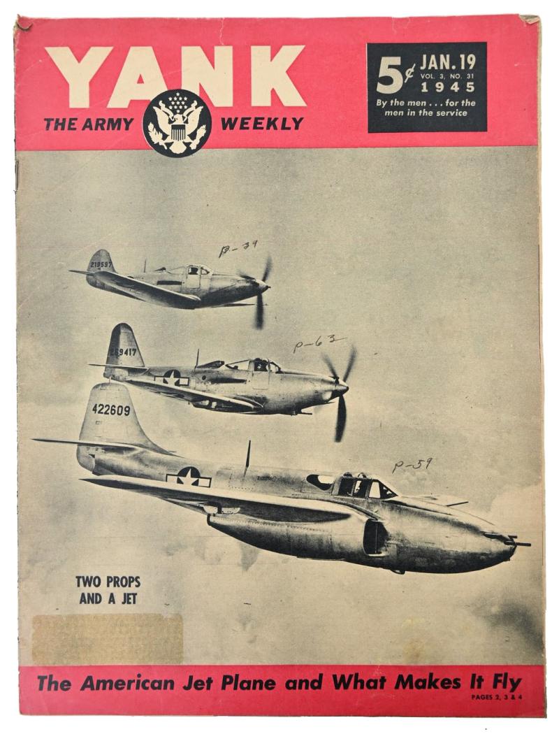 US WW2 Yank Magazine 19 January 1945