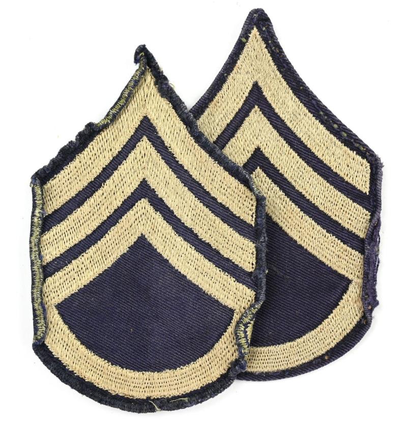 US WW2 Sergeant Chevron Set