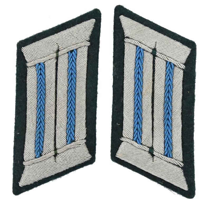 German WH Officer Collar Tabs 'Transport'