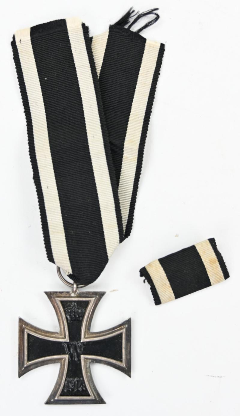German WW1 Iron Cross 2nd Class with Ribbonbar