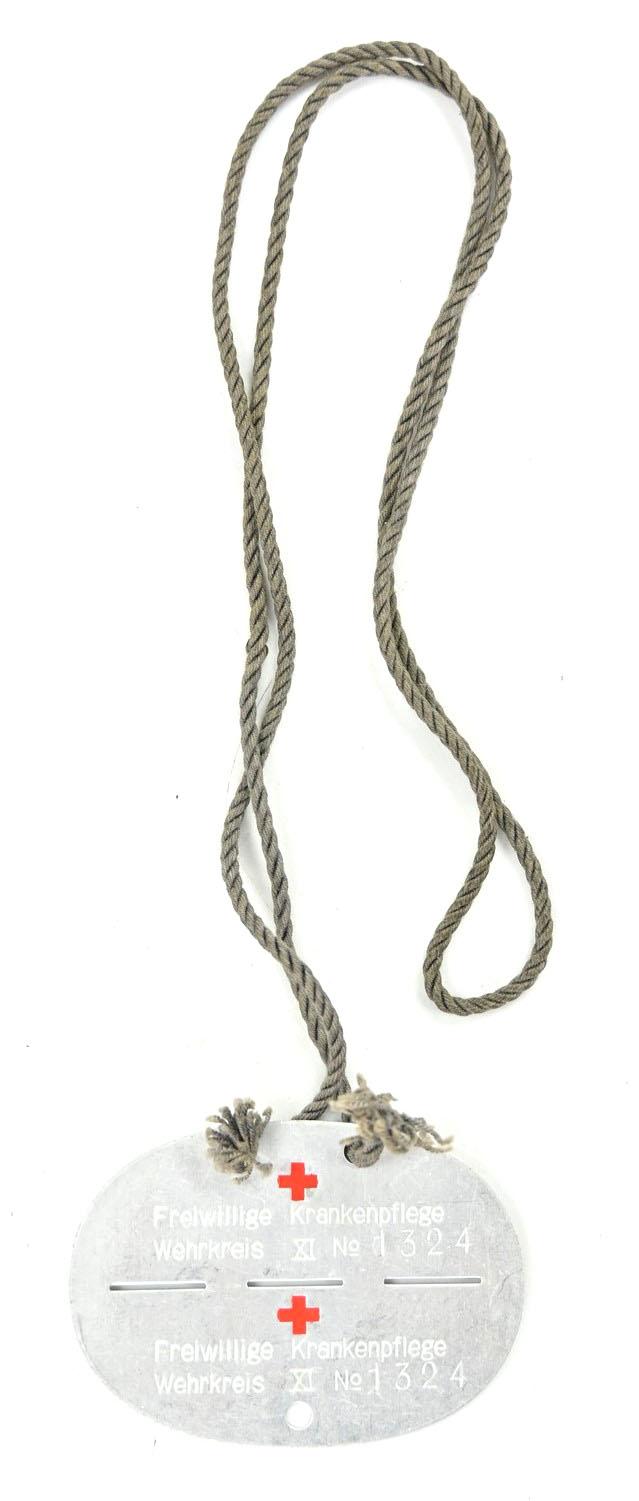 German Wehrmacht Medic Dog-Tag Wehrkreis XI