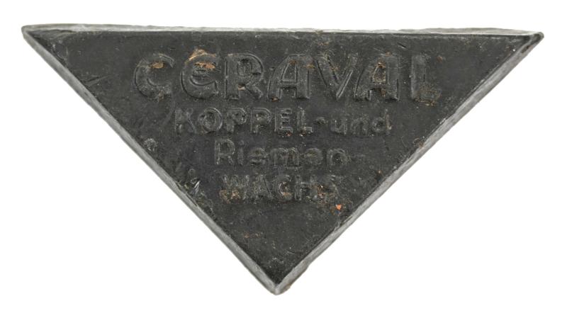 German Third Reich Era 'Belt Wax'