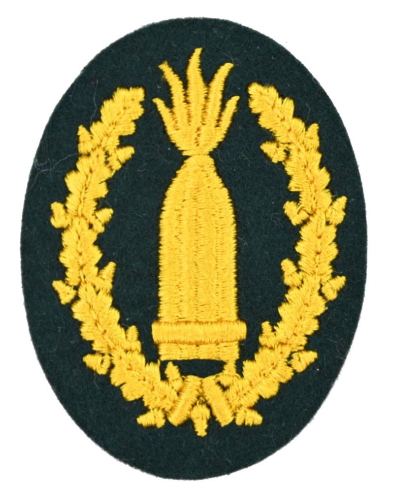 German WH Artillery Gun-Layer Sleeve Patch