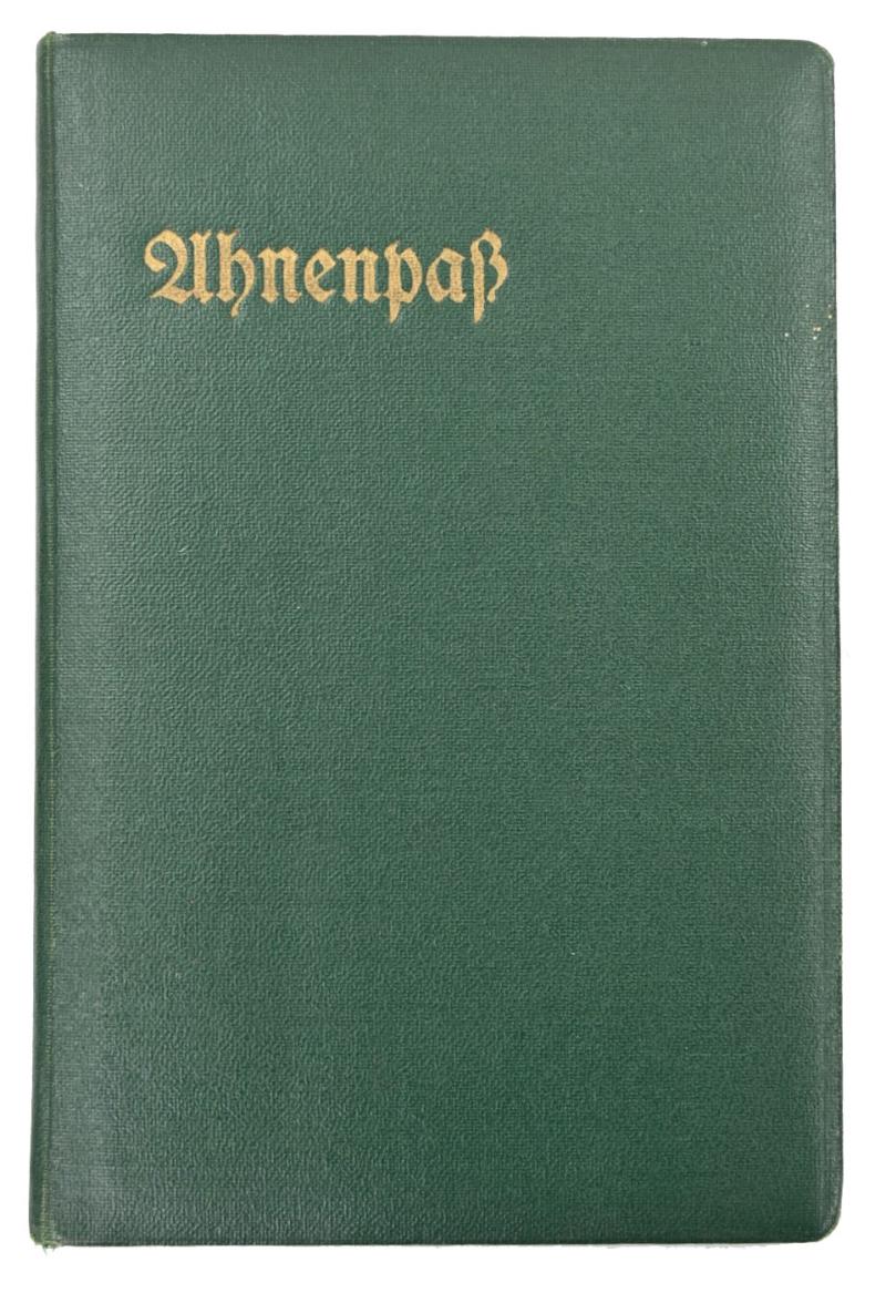 German Third Reich 'Ahnenpass' Ancestral Passport