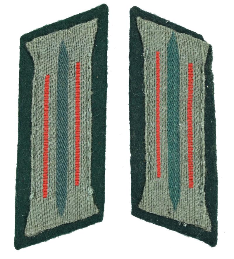 German WH EM Artillery Collar Tabs