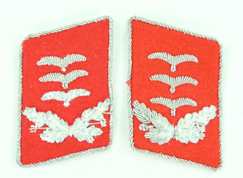 German LW Officers Collar Tabs