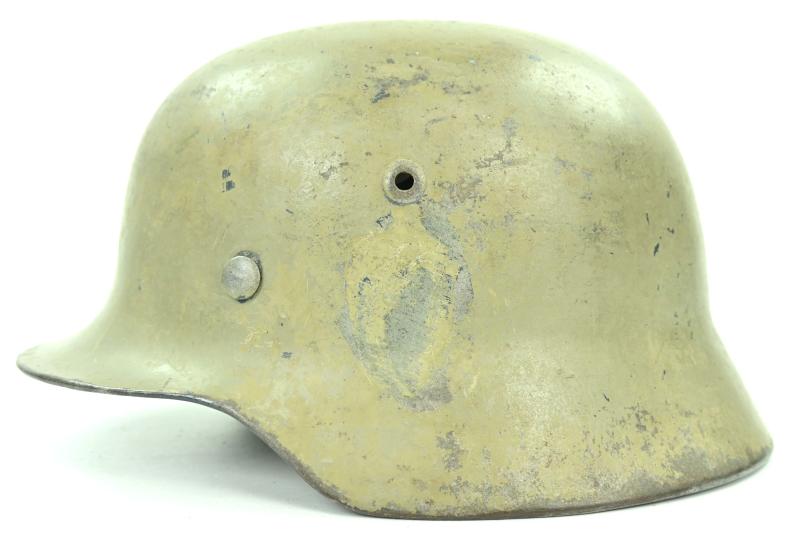 German WH M35 Helmet 'Norwegian Re-issued'