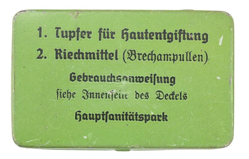 German WH Tin Can of 'Tupfer'