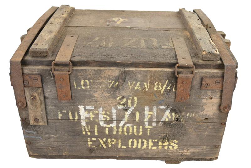 British WW2 25pds Fuze Ammo Box