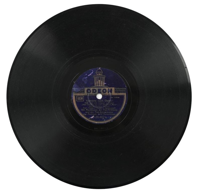 German Third Reich Era Music Record 'Flak-Artillery Chore'