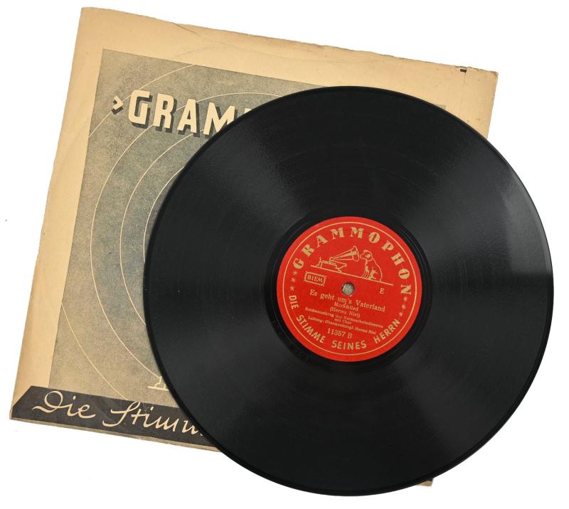 German Third Reich Era Music Record 'RAD'