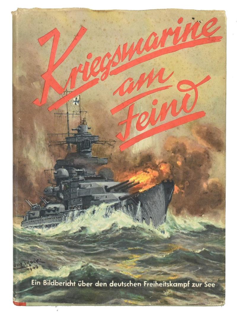 German Book 'Kriegsmarine am Feind'