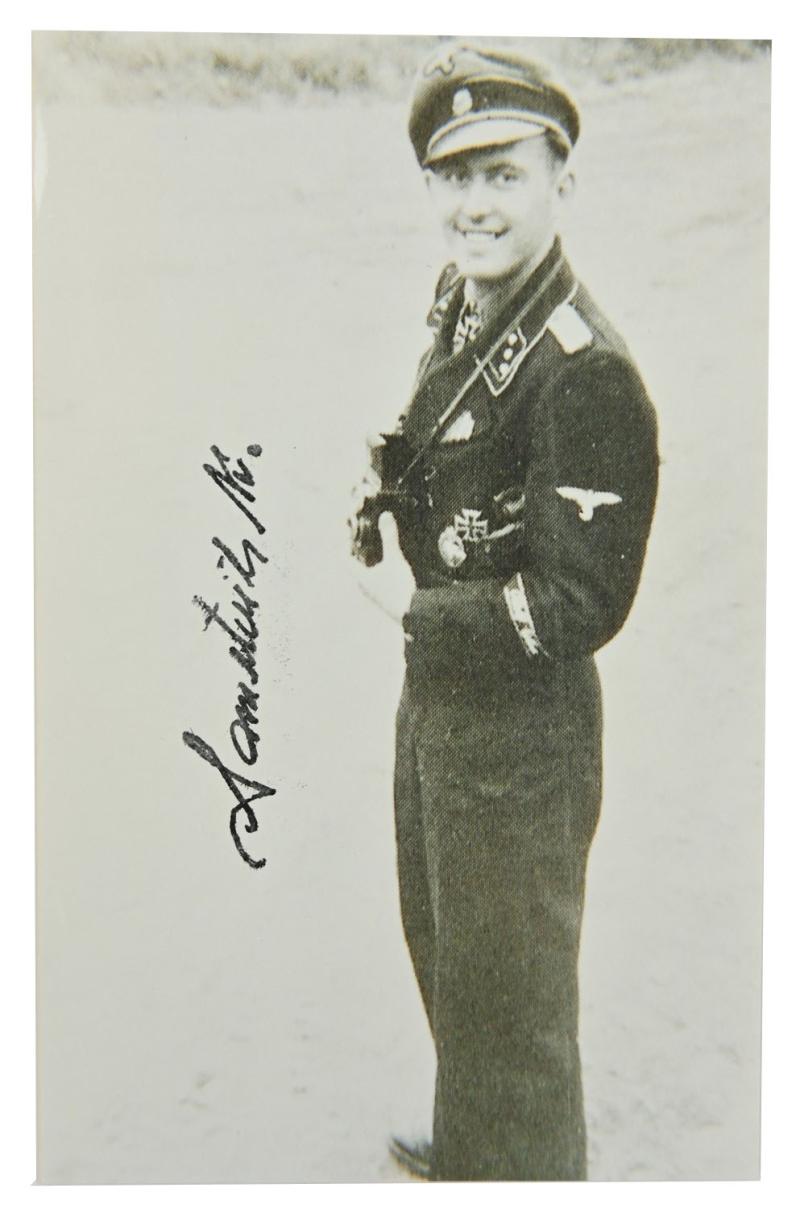 Signature of Waffen-SS KC Recipient 'Kurt Sametreiter'
