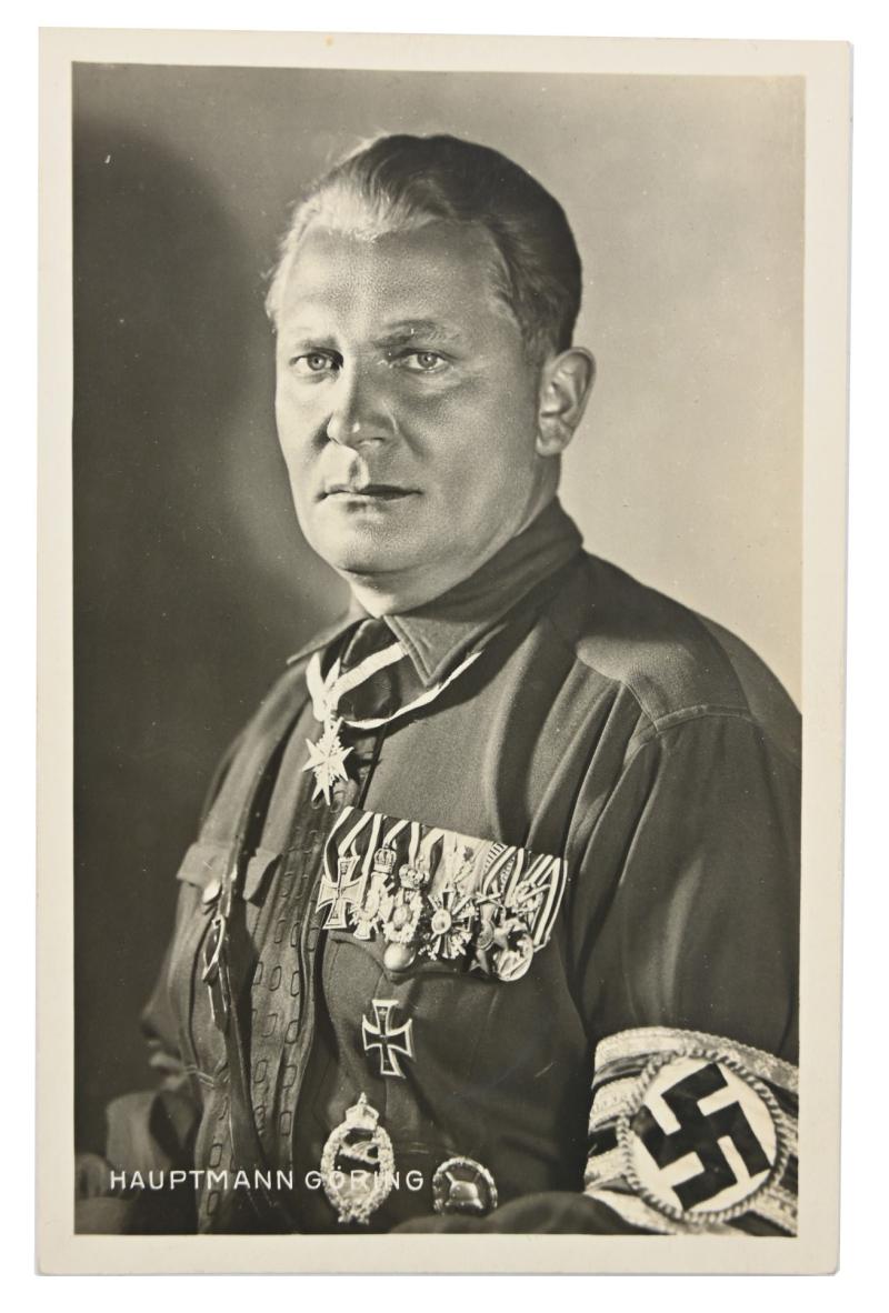German Third Reich Postcard 'Hauptmann Goring'